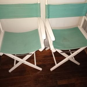 Patio chairs, foldable and dining room and living room chairs